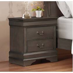 Mayville Night Stand - Stained Grey
